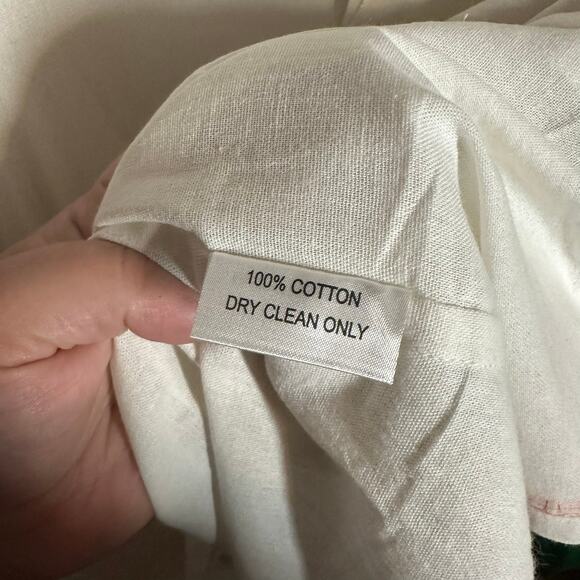 NEW Perte d'ego Men's White Embroidered Marigold Button Down Shirt Size XXL - Picture 7 of 11